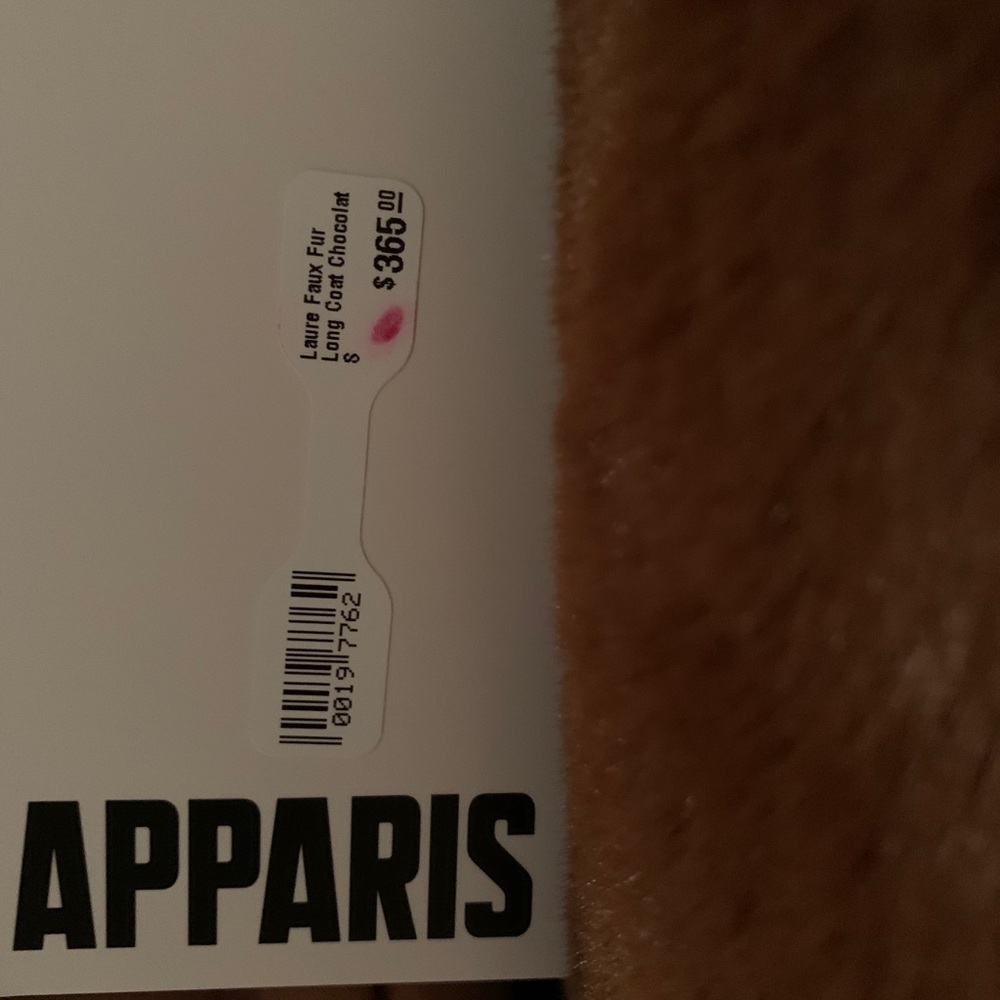 Apparis long teddy bear coat.. new with tags
